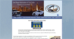Desktop Screenshot of carclubcouncilofsandiego.com